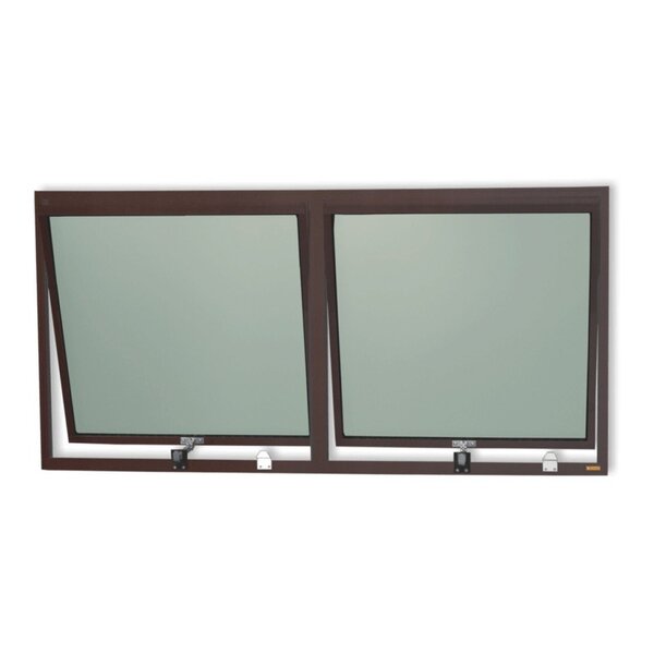 Janela De Alumínio Maxim-ar 2 Seções 60x120cm Vidro Mini Bore