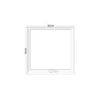 Janela De Alumínio Maxim-ar 60x40cm Com Grade E Vidro Mini Bo