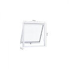 Janela De Aluminio Maxim-ar 60x80cm Com Vidro Lucasa Alumínios