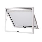 Janela De Aluminio Maxim-ar 80x60cm Vidro Boreal Cristal Rama