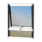 Janela De Alumínio Maxim-ar Com Bandeira 80x60cm Vidro Espelh