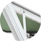 Janela De Alumínio Maxim-ar Com Bandeira 80x80cm Vidro Mini B