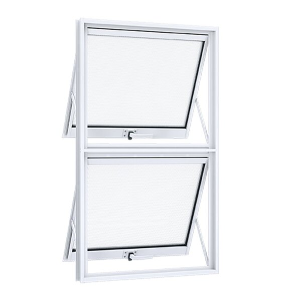 Janela De Aluminio Maxim-ar Duplo 118x60cm Lucasa Alumínios