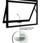 Janela De Alumínio Máximo Ar 60x80cm Lucasa Ideale Preto