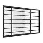 Janela De Alumínio Maxx 02 Folhas Fecho Embutido Preto - 100x