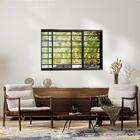 Janela De Alumínio Maxx 02 Folhas Fecho Embutido Preto - 100x