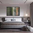 Janela De Alumínio Maxx 04 Folhas Fecho Embutido Preto - 100x