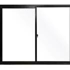 Janela De Alumínio Preto 02 Folhas Preto - 100x120