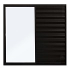 Janela De Alumínio Preto Veneziana De Correr 3 Folhas Sem Gra