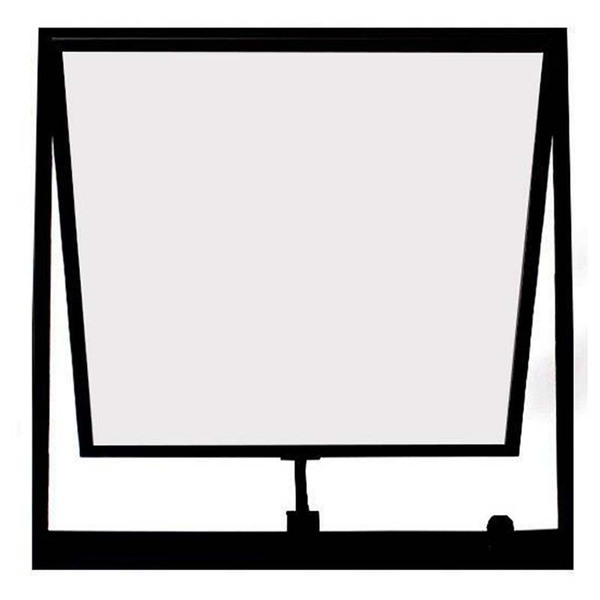 Janela De Alumínio Preto Vitro Máximo Ar Hale Esquadrias - 0.