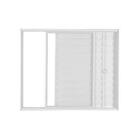 Janela De Alumínio Veneziana 03 Folhas Branca - 100x120