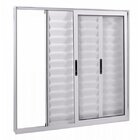 Janela De Alumínio Veneziana 100x100cm 3 Folhas Com Vidro Lis