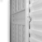 Janela De Alumínio Veneziana 100x100cm 4 Folhas Com Grade Sem