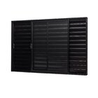 Janela De Alumínio Veneziana 100x120cm 3 Folhas Vidro Liso Ul