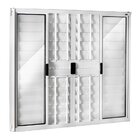 Janela De Alumínio Veneziana 100x120cm Com Grade 6 Folhas Cen