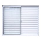 Janela De Alumínio Veneziana 100x150cm 3 Folhas 1 Fixa Com Vi