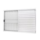 Janela De Alumínio Veneziana 100x150cm 3 Folhas Com Grade E V