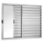 Janela De Alumínio Veneziana 100x150cm 3 Folhas Direita Ecosu