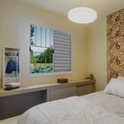 Janela De Alumínio Veneziana 100x150cm 3 Folhas Grade Hale Es