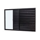 Janela De Aluminio Veneziana 100x150cm 3 Folhas Vidro Liso Ul