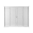 Janela De Alumínio Veneziana 100x150cm 4 Folhas Com Grade Sem