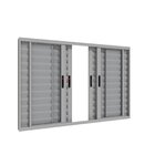 Janela De Alumínio Veneziana 100x150cm 6 Folhas Com Fecho Emb