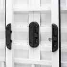 Janela De Alumínio Veneziana 100x150cm 6 Folhas Com Grade E V