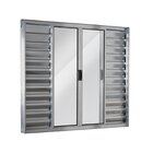 Janela De Alumínio Veneziana 100x200cm 6 Folhas Central Ecosu