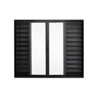 Janela De Alumínio Veneziana 100x200cm 6 Folhas Hale Esquadri