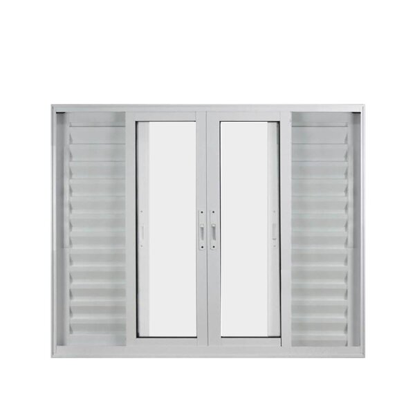 Janela De Alumínio Veneziana 120x120cm 6 Folhas Suprema Hale