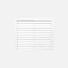 Janela De Alumínio Veneziana 3 Folhas 120x120cm Com Grade Plu