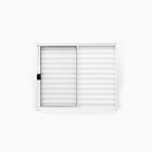 Janela De Alumínio Veneziana 3 Folhas 120x120cm Plus Lux Esqu