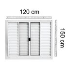 Janela De Alumínio Veneziana 6 Folhas 120x150cm Plus Lux Esqu