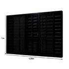 Janela De Alumínio Veneziana Classic 06 Folhas Preto - 100x120