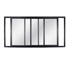 Janela De Alumínio Veneziana De Correr 100x100x10cm 3 Folhas