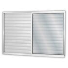 Janela De Alumínio Veneziana De Correr 100x150cm 3 Folhas 1 F