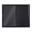 Janela De Alumínio Veneziana De Correr 100x200x10cm 3 Folhas