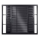 Janela De Alumínio Veneziana De Correr 100x200x12cm 3 Folhas