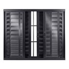 Janela De Alumínio Veneziana De Correr 100x200x12cm 6 Folhas