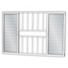 Janela De Alumínio Veneziana De Correr 120x120cm 6 Folhas 2 F