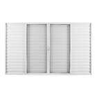 Janela De Alumínio Veneziana De Correr 120x150cm 6 Folhas 2 F