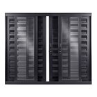 Janela De Alumínio Veneziana De Correr 120x200x10cm 6 Folhas