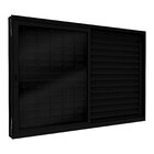 Janela De Alumínio Veneziana Lateral Com Grade 2 Folhas Móvei