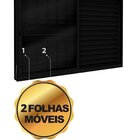 Janela De Alumínio Veneziana Lateral Com Grade 2 Folhas Móvei