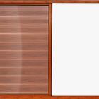 Janela De Alumínio Veneziana Madeiro 03 Folhas  - 100x100