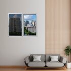 Janela De Alumínio Vitro 2 Folhas Com Tela Mosquiteira 100x10