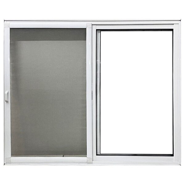 Janela De Alumínio Vitro 2 Folhas Com Tela Mosquiteira 100x15