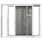 Janela De Alumínio Vitro 2 Folhas Com Tela Mosquiteira 120x12