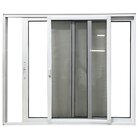 Janela De Alumínio Vitro 2 Folhas Com Tela Mosquiteira 120x15