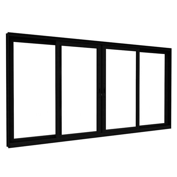 Janela De Alumino De Correr Central 4 Folhas 100x200cm Lucasa